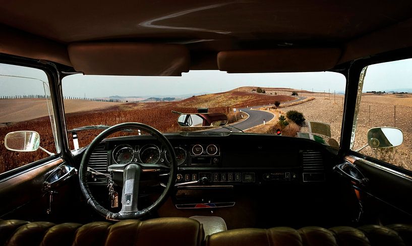 Citroën DS 23 Pallas in Toscane van Wim Schuurmans
