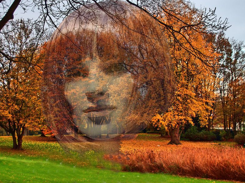 Visage d'automne par Edgar Schermaul