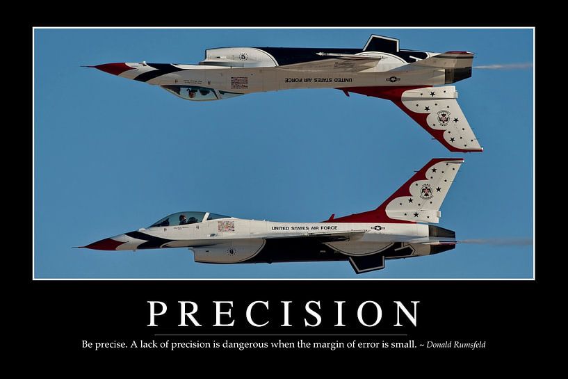 STK107236M-Precision: Citation inspirante et affiche de motivation par Stocktrek Images