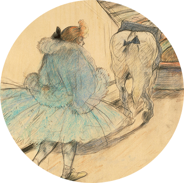 Bij het circus, Henri de Toulouse-Lautrec - 1899
