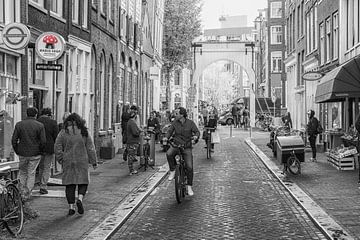 Coffeeshop in the Staalstraat Amsterdam by Peter Bartelings