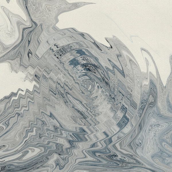 Art abstrait de style scandinave. Reflets d'eau par Dina Dankers