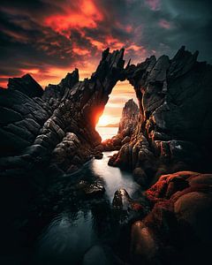 Sonnenuntergang am Atlantik