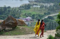 Wandeling in Shravanabelagola
