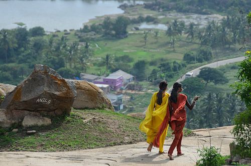 Wandeling in Shravanabelagola