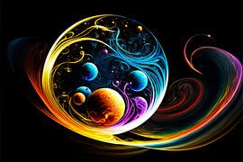 Sphères abstraites_08 sur Peet de Rouw