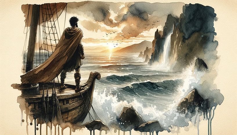 Odysseus Returns to Ithaca by Chromatic Fusion Studio