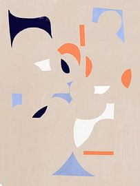 Geometric Shapes With Contrasting Colors by Little Dean