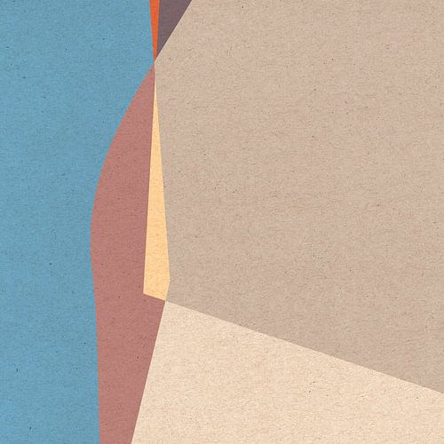 Modern retro. Abstracte en geometrische vormen nr. 17