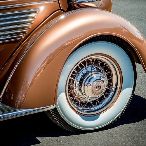 Roue automobile classique avec élégance