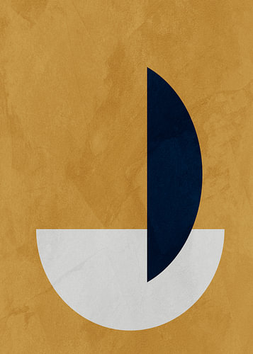 Moderne geometrische abstracte wandkunst