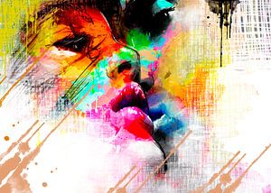 Baiser abstrait