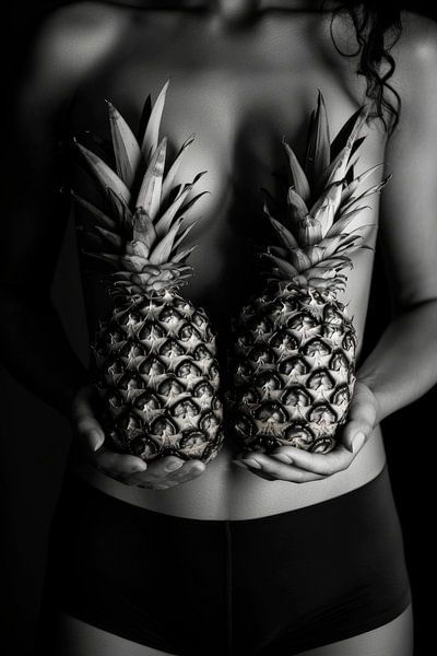 Pineapple set in scene by Poster Art Shop