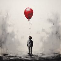 Boy with balloon