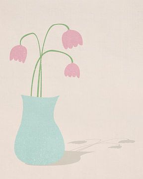 Pink Tulips In the Sun by Tom Windeknecht