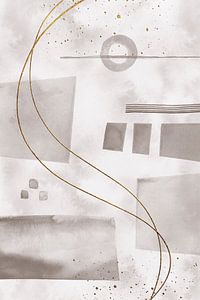 Abstraktes Mid Century Design Nr. 3 - Verspielt