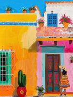 Kleurrijk Merida in Mexico