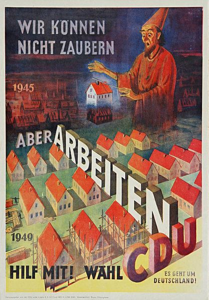 CDU Wahlplakat 1945 von insideportugal