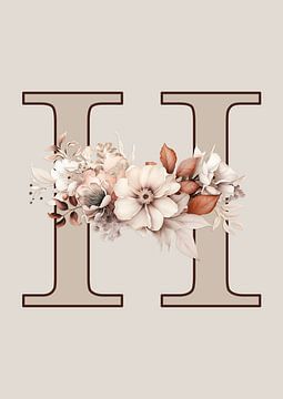 Bohemian initial: H - Mix & Match by Design by Pien