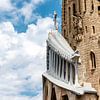 Façade van de Sagrada Familia kerk in Barcelona, Catalonia, Spanje van WorldWidePhotoWeb