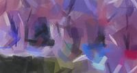 Abstracte compositie wielrennen van Paul Nieuwendijk thumbnail