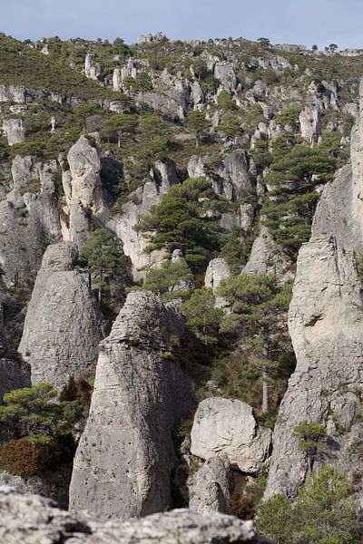 landschap van rotsen   van marijke servaes