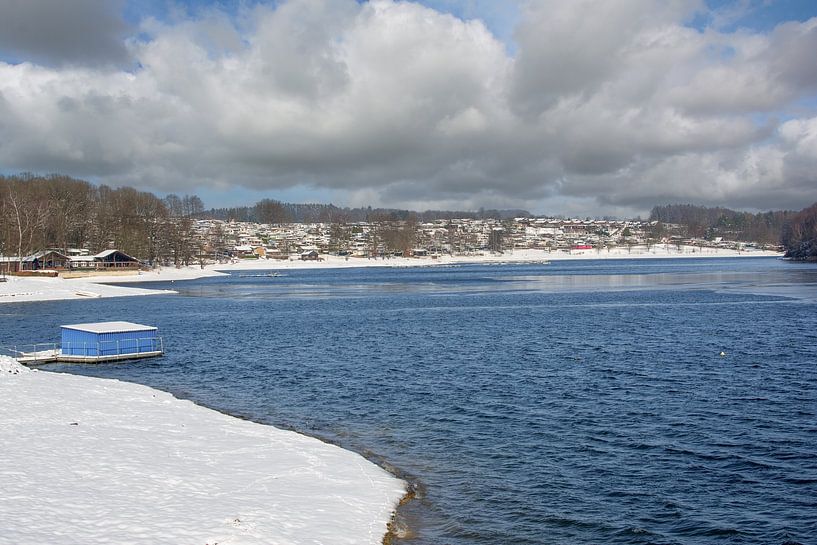 Winter an der Bevertalsperre ,Oberbergischer Kreis,Hückeswagen von Peter Eckert