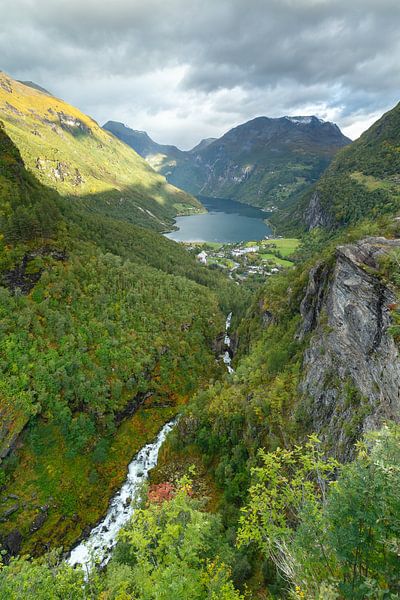 Geirangerfjord Norvège par Menno Schaefer