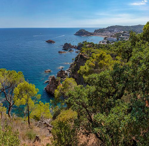 Mirador de Tossa de Mar, rotskust, Tossa de Mar