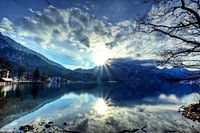 Blauw uur op de Walchensee