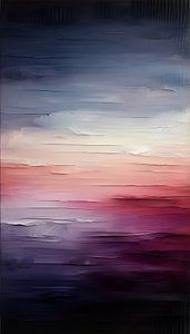 Harmonie abstraite en violet
