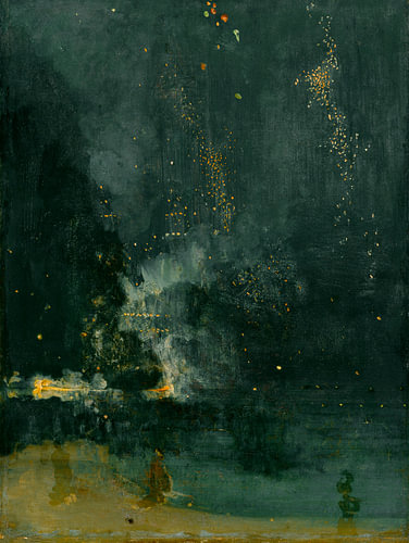 Nocturne in zwart en goud: De vallende raket, James McNeill Whistler