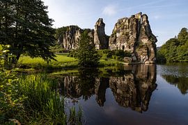 Externsteine und Wiembecketeich von Frank Herrmann