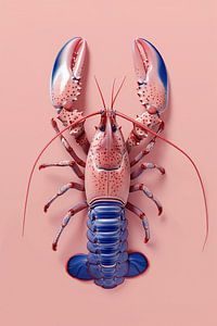 Lobster Luxe - Pastelltöne in Rosa und Blau