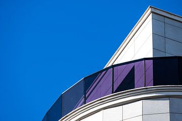 Geometric shapes and blue sky