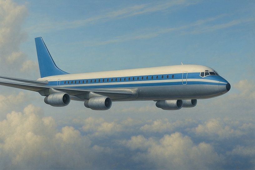 Above the Clouds - Douglas DC-8 by Dennis Klaassen