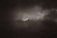 In de wolken