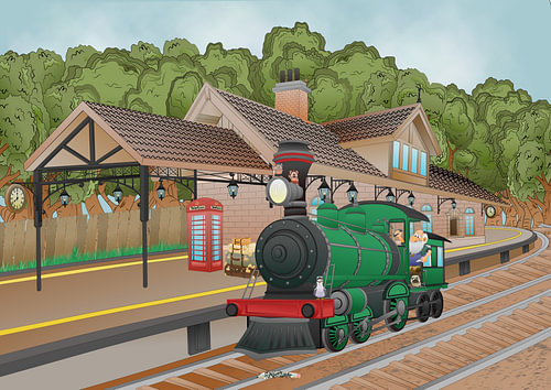 Gerrie&Gum trein