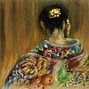 Geishas et kimonos 3 sur Ineke de Rijk