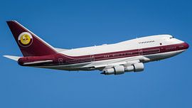 Boeing 747SP takeoff van Parijs Le Bourget  sur Stefan Blok
