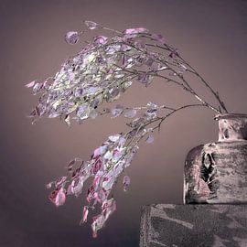 Still Life with Birch Branch 2. by Alie Ekkelenkamp