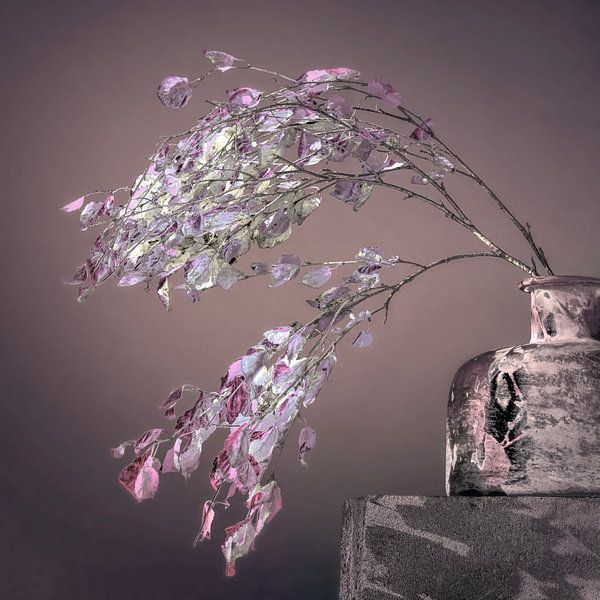 Still Life with Birch Branch 2. by Alie Ekkelenkamp
