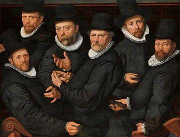 Six aubergistes de la toile, Pieter Pietersz.