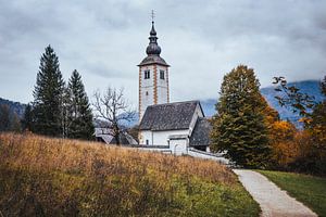 Bohinj, Slowenien – Malerische kleine Kirche