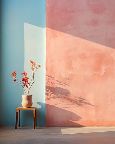 Minimalisme et couleurs pastel