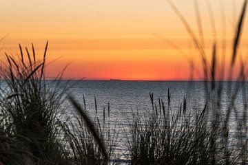 Sunset op Texel van Lies Bakker