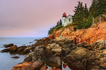 Bass Harbor Head Light, Maine van Henk Meijer Photography