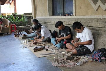 Indonesië: Werkende mannen van Raoul van de Weg