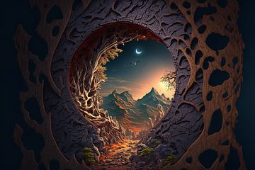 The mountain passage: the hole in the wall by Surreal Media