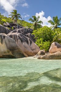 Traumstrand Anse Source d'Argent (La Digue / Seychellen)